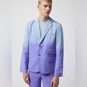 BOBBLEHAUS UO Exclusive Ombre Tencel Twill Blazer size XS